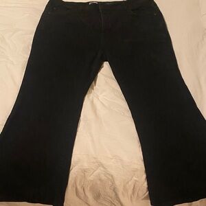 Pilcro Black Wide-Leg Pants